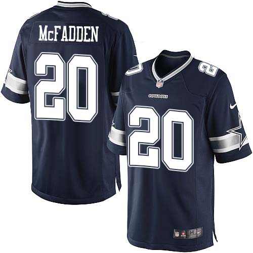 Youth Elite Darren McFadden Nike Jersey Navy Blue Home - #20 NFL Dallas Cowboys